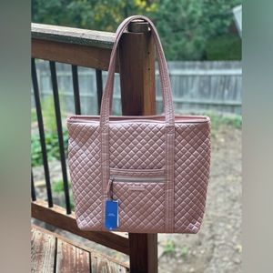 Vera Bradley Iconic Vera Bradley Tote in Rose Quartz